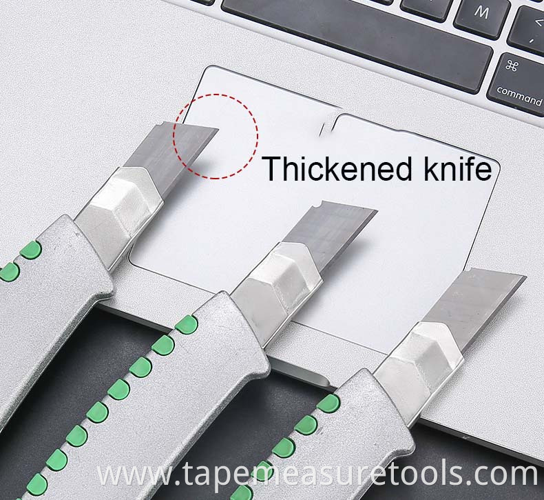 18mm Aluminum alloy coated utility knife